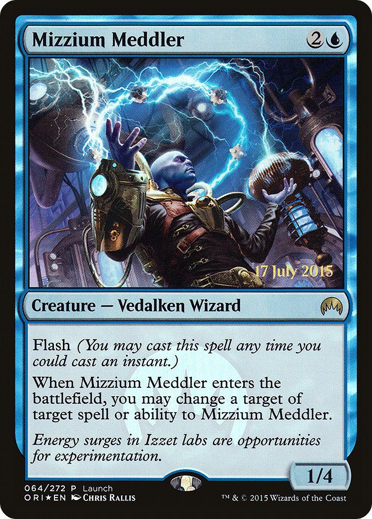 Mizzium Meddler (LARP-064) [Magic Origins Promos] Foil