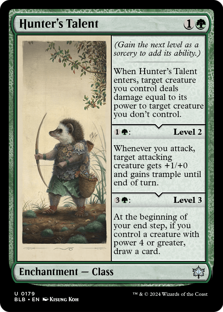 Hunter's Talent (BLB-179) [Bloomburrow]