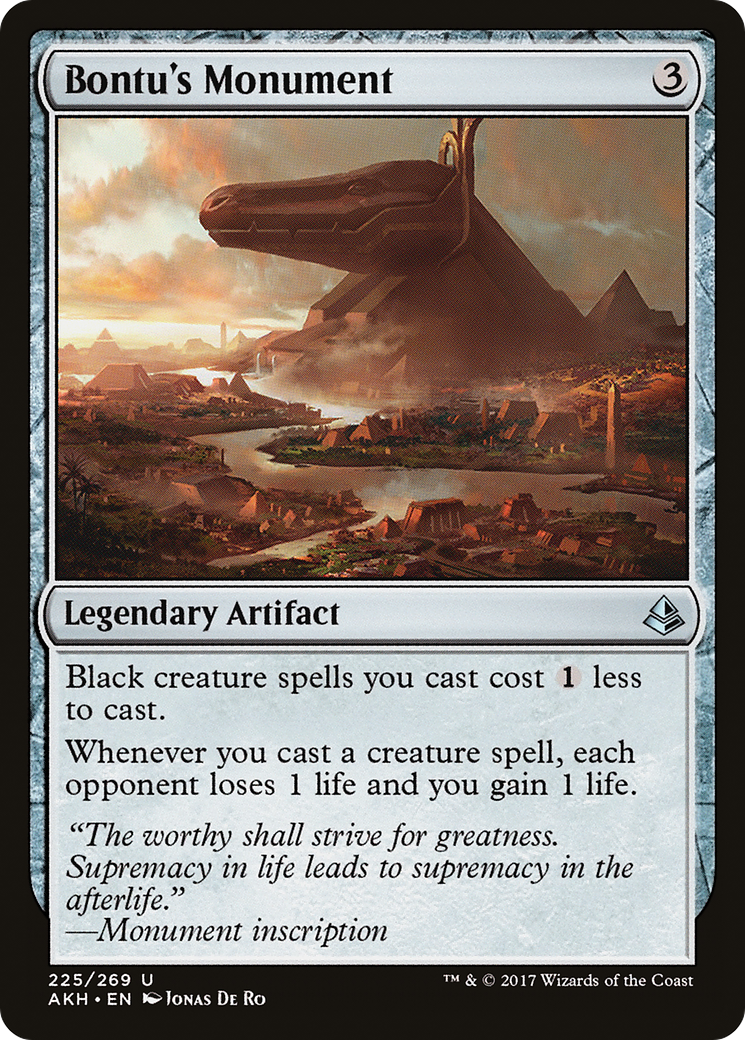 Bontu's Monument (AKH-225) [Amonkhet] Foil