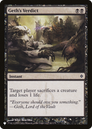 Geth's Verdict (LIST-NPH-61) [The List]