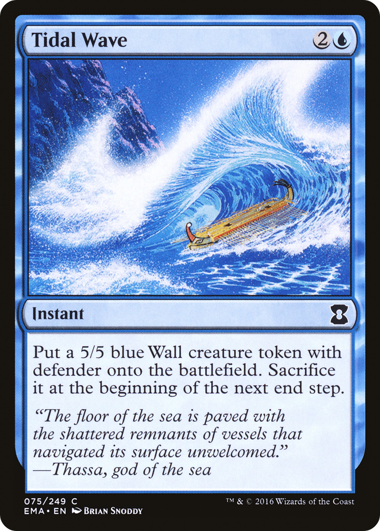 Tidal Wave (EMA-075) [Eternal Masters] Foil