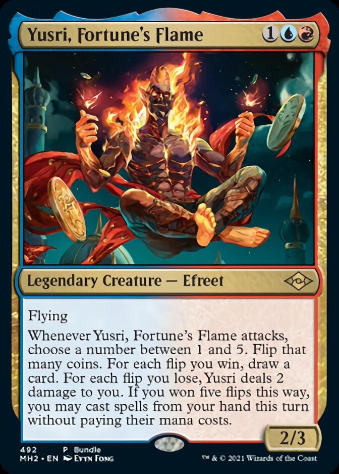 Yusri, Fortune's Flame (UMP-492) [Modern Horizons 2] Foil