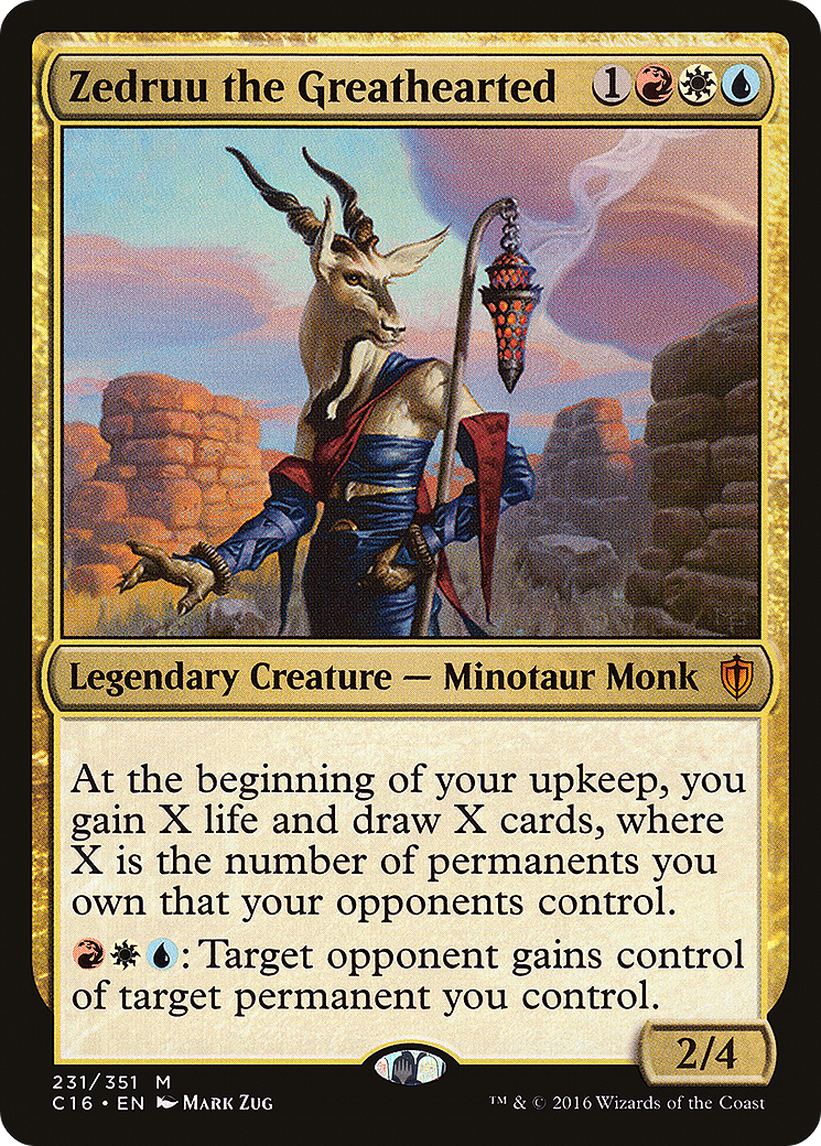 Zedruu the Greathearted (C16-231) [Commander 2016]