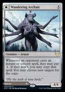 Wandering Archaic // Explore the Vastlands (STX-006) [Strixhaven: School of Mages] Foil