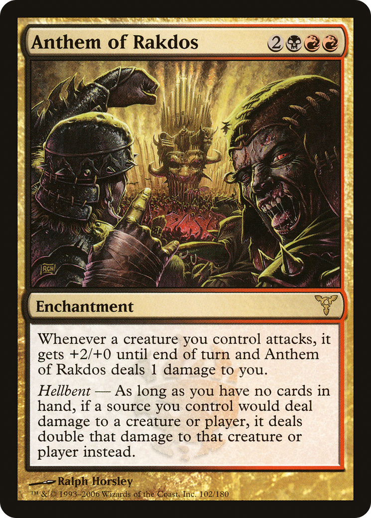 Anthem of Rakdos (DIS-102) [Dissension]