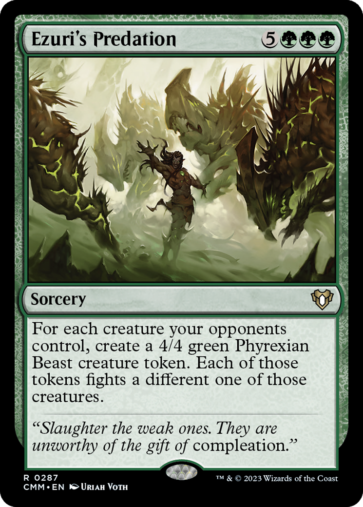 Ezuri's Predation (CMM-287) [Commander Masters]