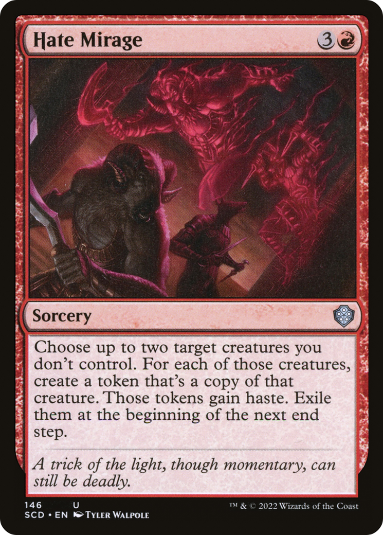 Hate Mirage (SCD-146) [Starter Commander Decks]
