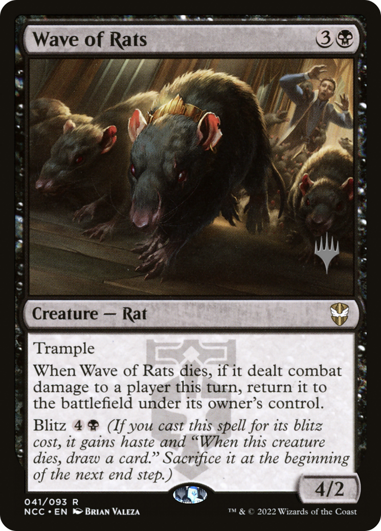 Wave of Rats (PPSNC-041) [Promo Pack: New Capenna Commander Promos] Foil