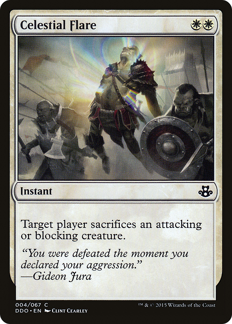 Celestial Flare (DDO-004) [Duel Decks: Elspeth vs. Kiora]