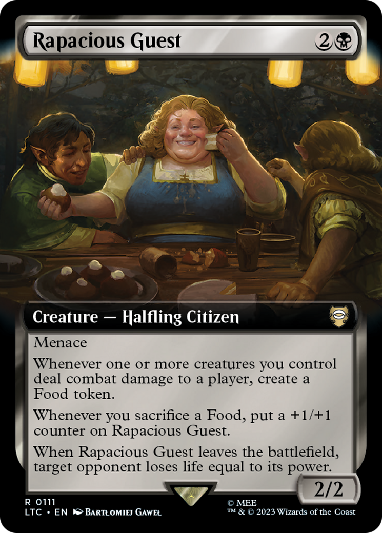 Rapacious Guest (LTC-111) [Tales of Middle-earth Commander]: (Extended Art) Foil