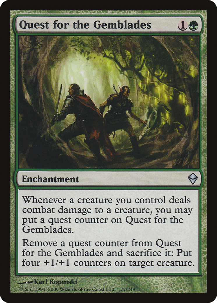 Quest for the Gemblades (ZEN-177) [Zendikar] Foil