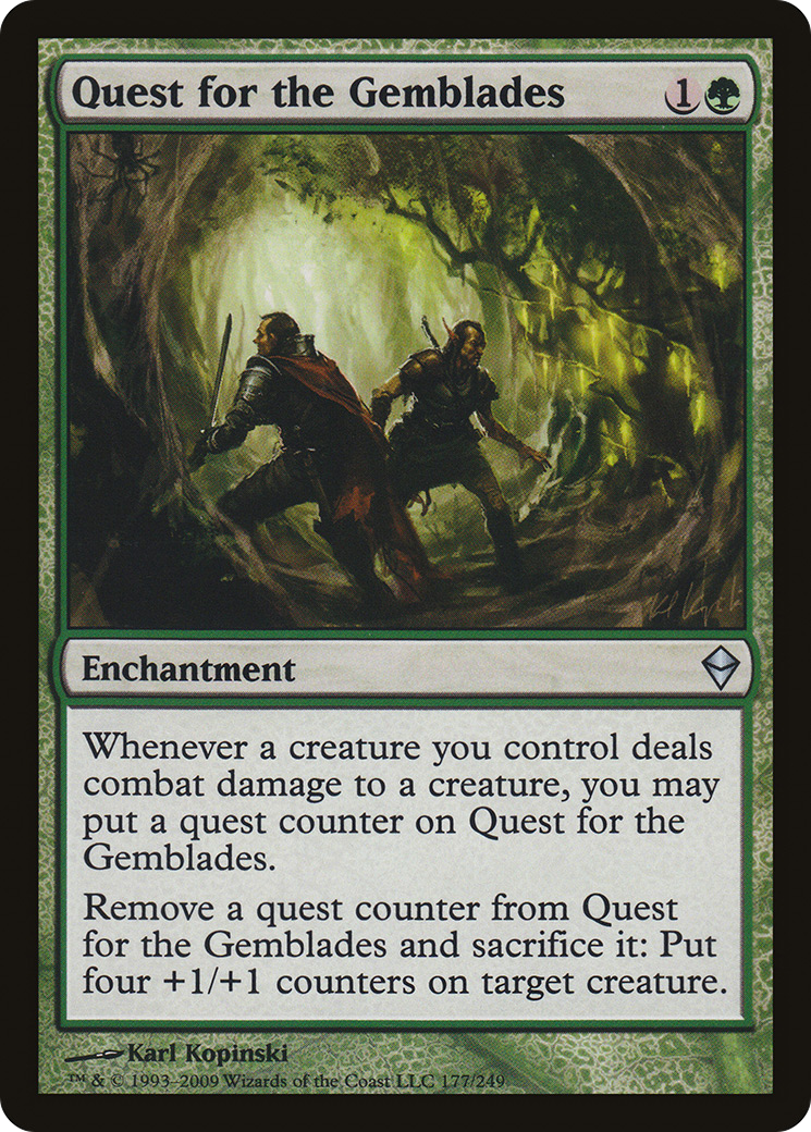 Quest for the Gemblades (ZEN-177) [Zendikar]
