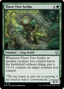 Three Tree Scribe (BLB-199) [Bloomburrow] Foil