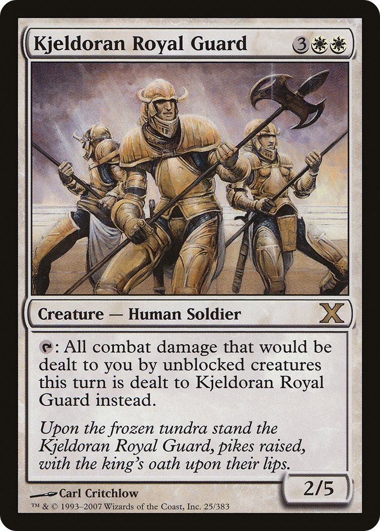 Kjeldoran Royal Guard (10E-025) [Tenth Edition]