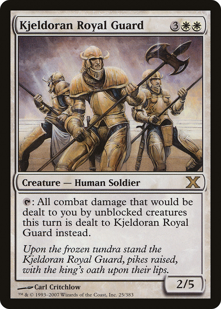 Kjeldoran Royal Guard (10E-025) [Tenth Edition]