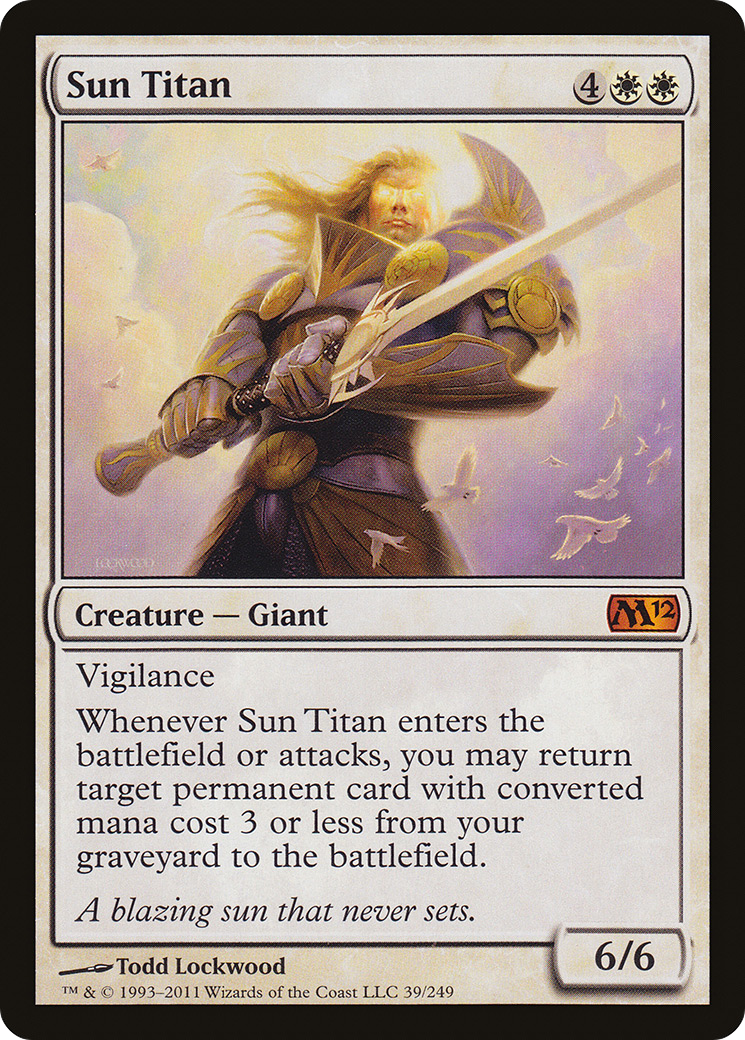 Sun Titan (M12-039) [Magic 2012]