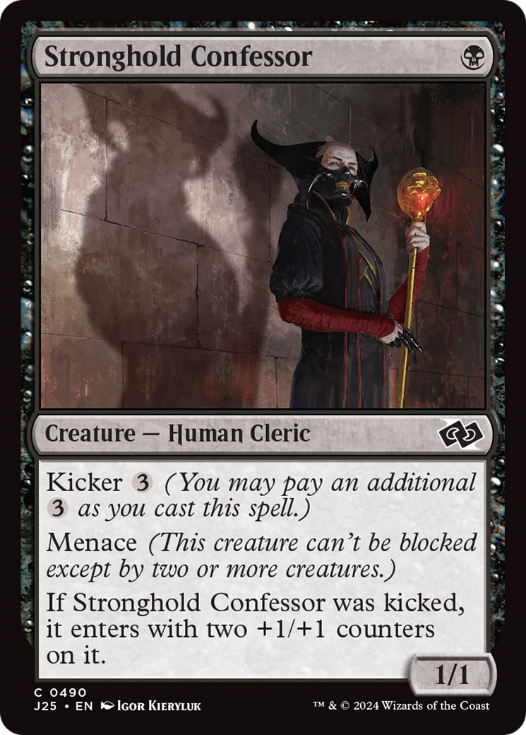 Stronghold Confessor (J25-490) [Foundations Jumpstart]
