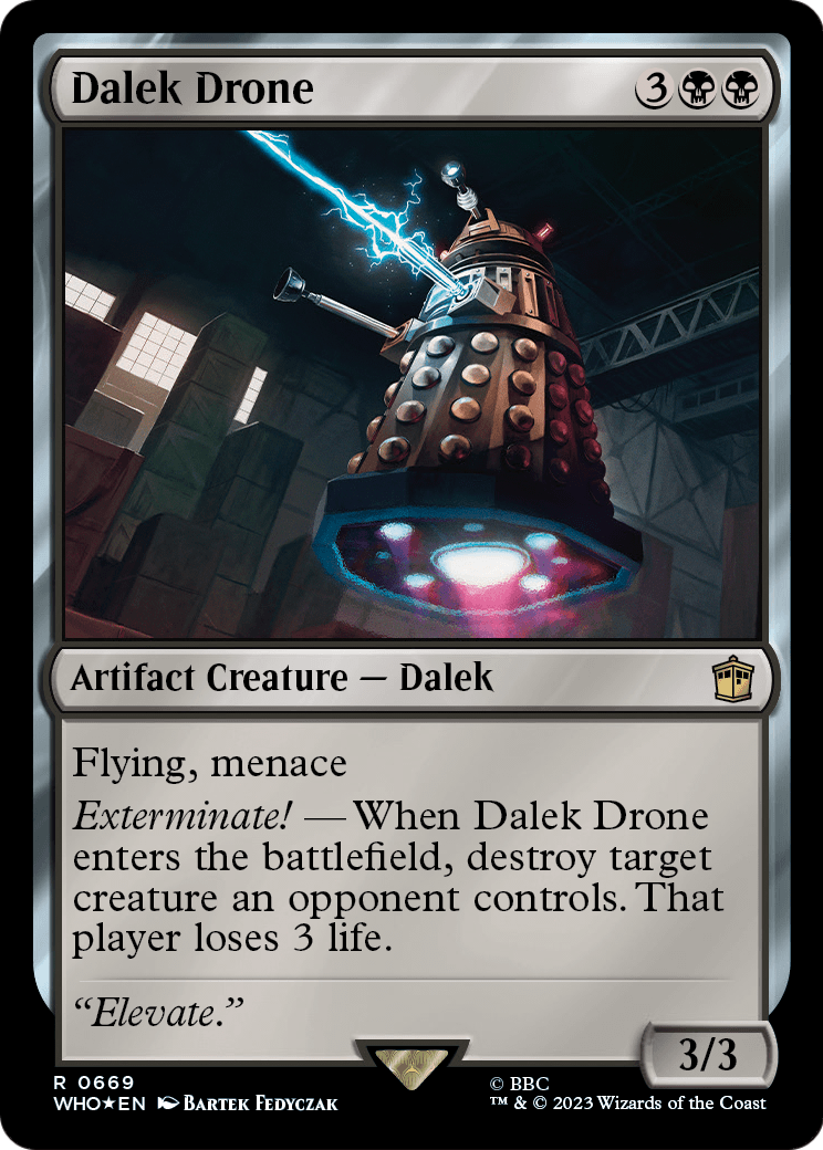 Dalek Drone (Surge Foil) (WHO-669) [Doctor Who] Foil