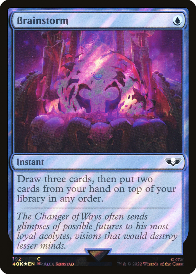 Brainstorm (40K-192★) [Warhammer 40,000 Commander] Foil
