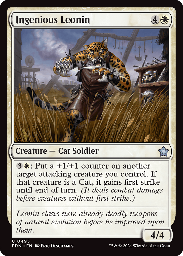 Ingenious Leonin (FDN-495) [Foundations]