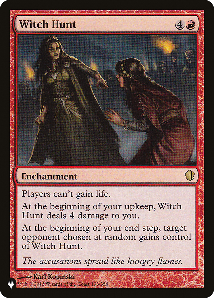 Witch Hunt (LIST-C13-133) [The List]