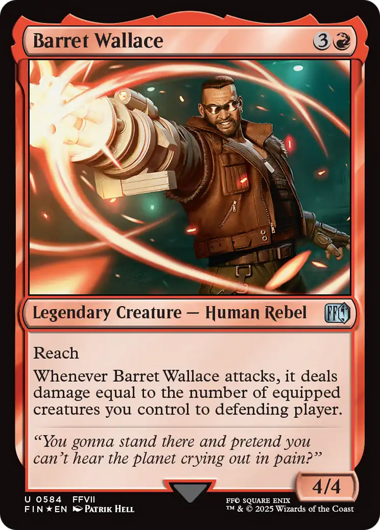 Barret Wallace (Surge Foil) (FIN-584) [FINAL FANTASY] Foil