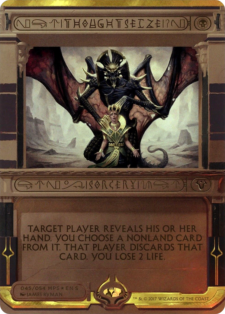 Thoughtseize (MPS2-045) [Amonkhet Invocations] (Borderless) Foil