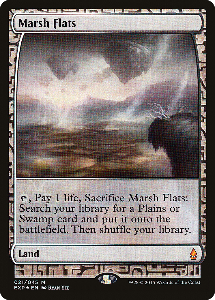 Marsh Flats (EXP-021) [Zendikar Expeditions] Foil