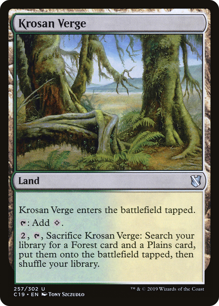 Krosan Verge (C19-257) [Commander 2019]