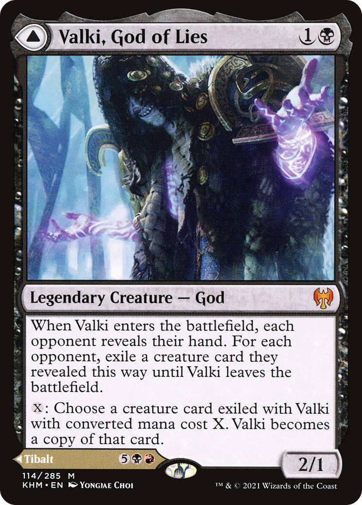 Valki, God of Lies (KHM-114) [Kaldheim]