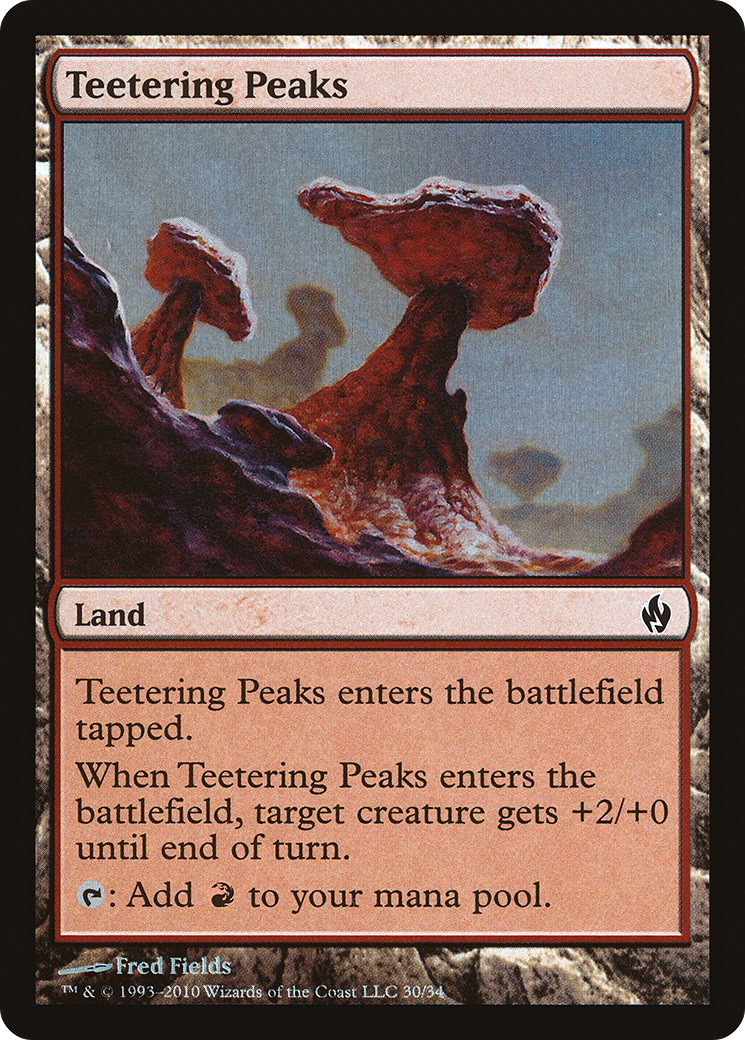 Teetering Peaks (PD2-030) [Premium Deck Series: Fire and Lightning] Foil
