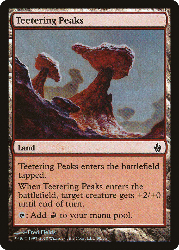 Teetering Peaks (PD2-030) [Premium Deck Series: Fire and Lightning] Foil