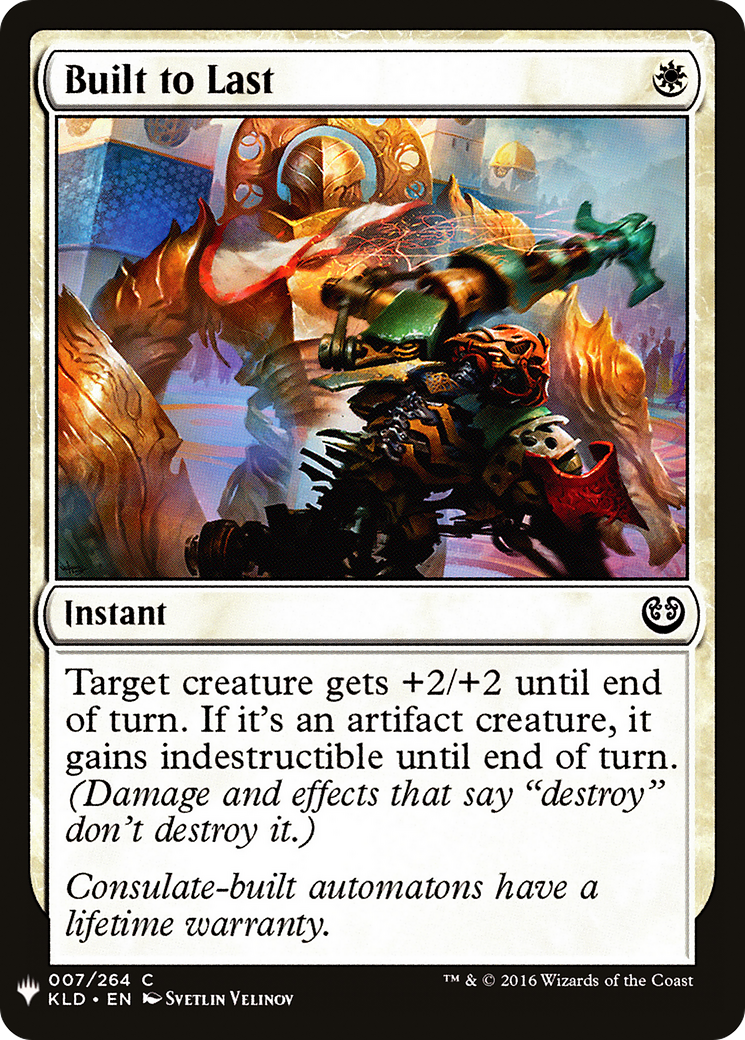 Built to Last (LIST-KLD-7) [The List]