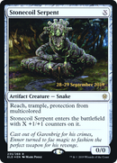 Stonecoil Serpent (PRE-235S) [Throne of Eldraine Promos] Foil