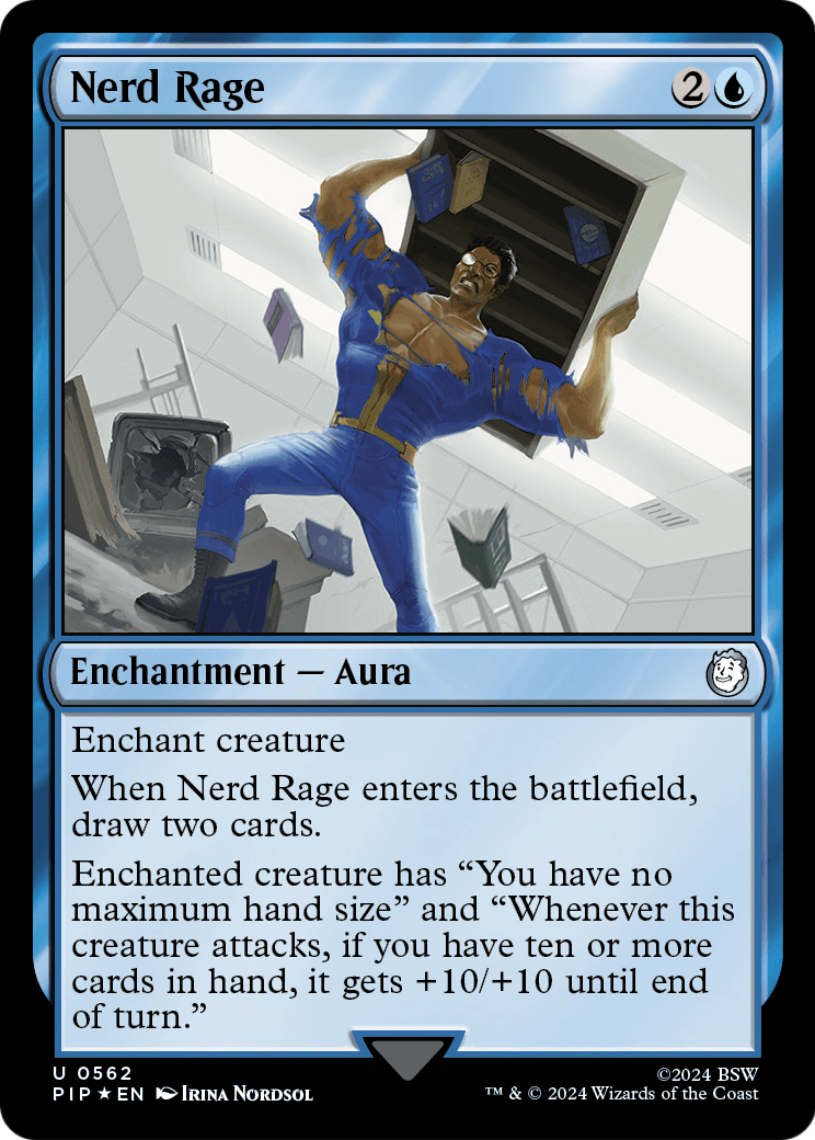 Nerd Rage (Surge Foil) (PIP-562) [Fallout] Foil