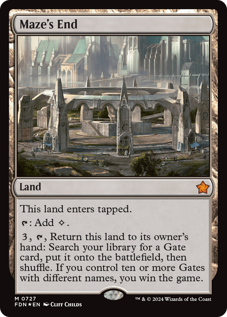 Maze's End (FDN-727) [Foundations] Foil