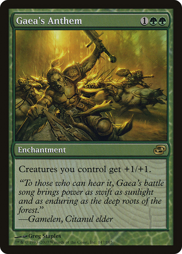 Gaea's Anthem (PLC-147) (Colorshifted) [Planar Chaos]