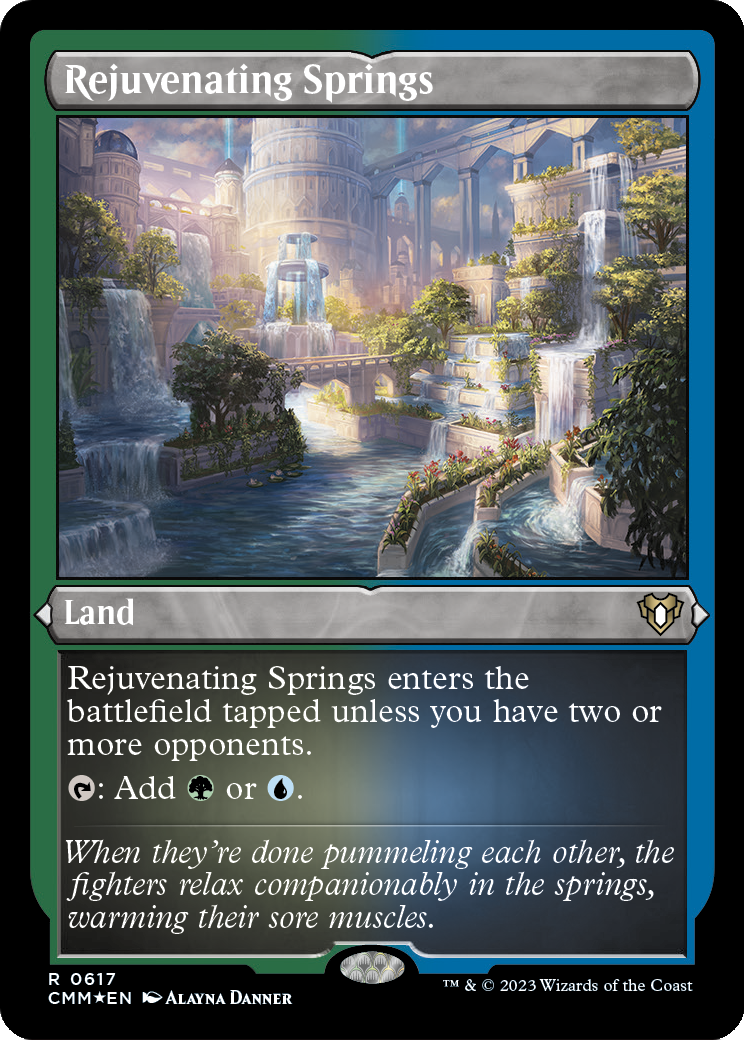 Rejuvenating Springs (Foil Etched) (CMM-617) [Commander Masters] Foil