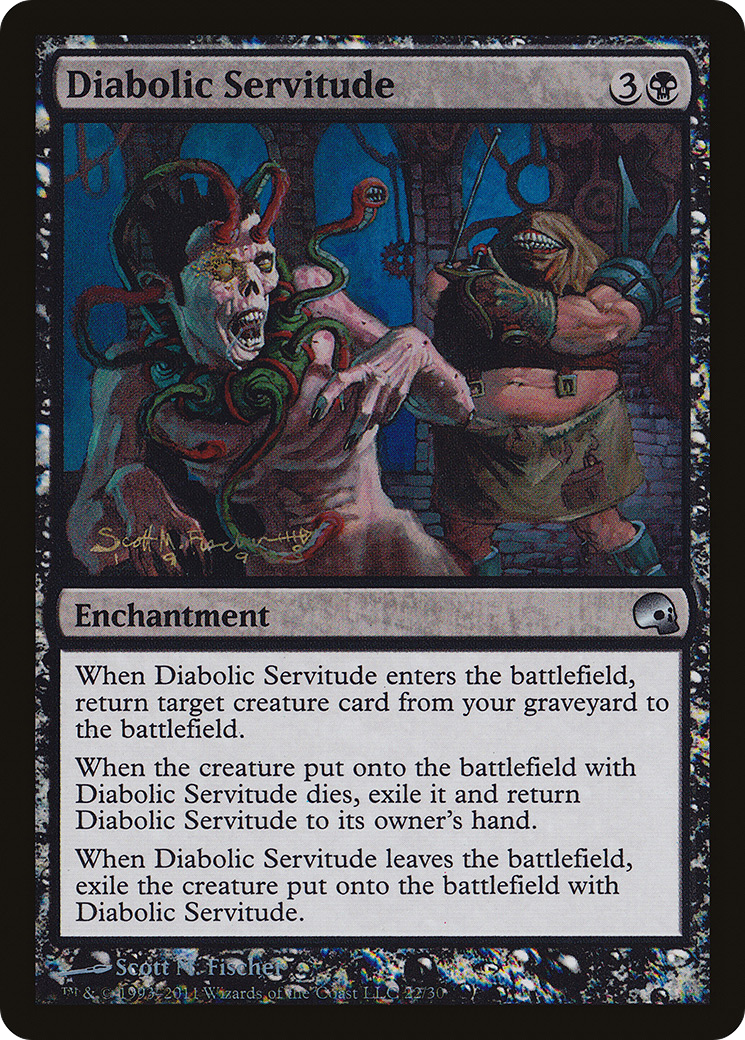 Diabolic Servitude (GRV-022) [Premium Deck Series: Graveborn] Foil