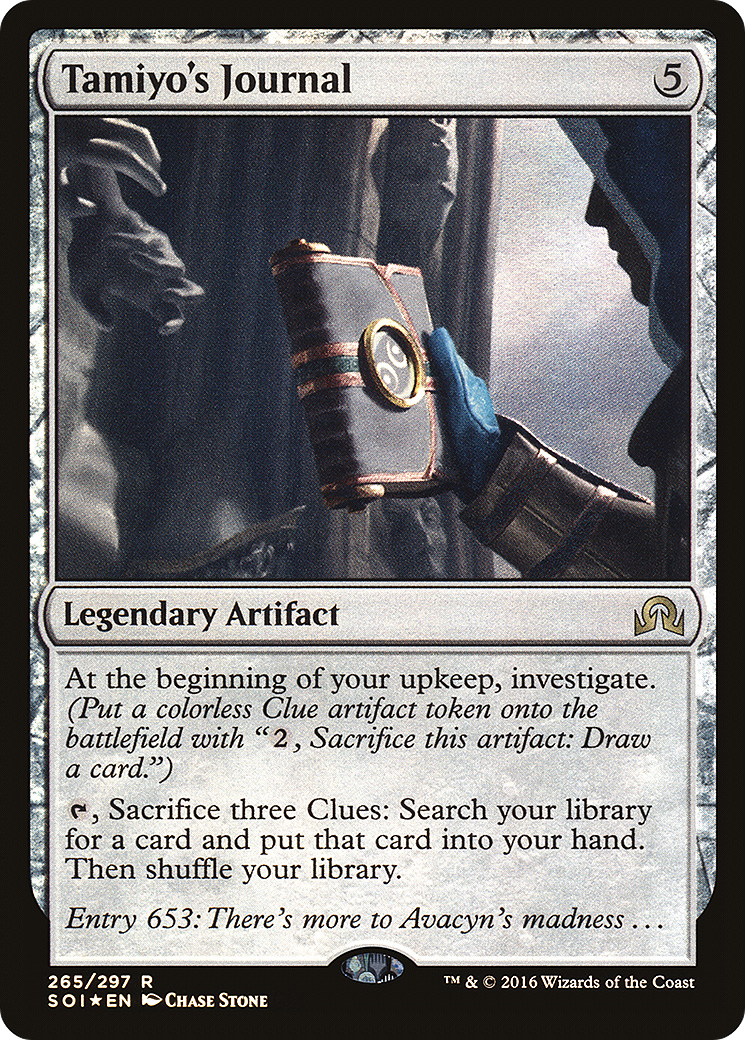 Tamiyo's Journal (SOI-265†B) [Shadows over Innistrad] Foil