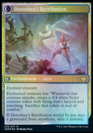 Dorothea, Vengeful Victim // Dorothea's Retribution (PRE-235S) [Innistrad: Crimson Vow Promos]: (Double Faced Transform) Foil