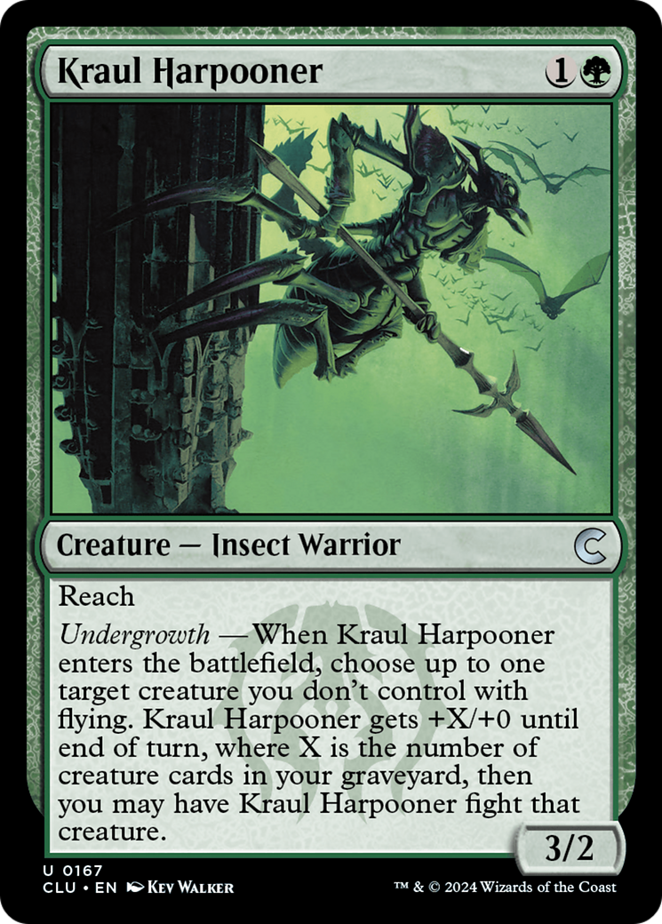 Kraul Harpooner (CLU-167) [Ravnica: Clue Edition]