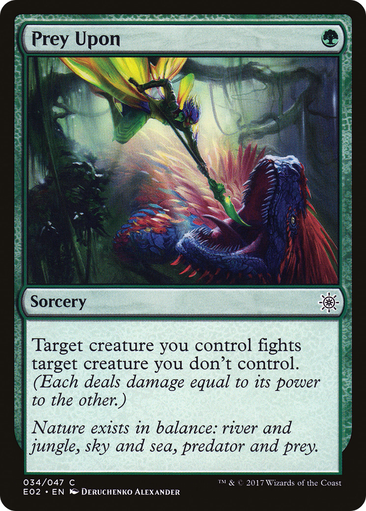 Prey Upon (E02-034) [Explorers of Ixalan]