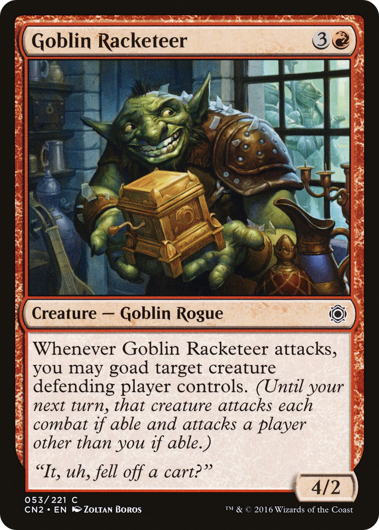 Goblin Racketeer (CN2-053) [Conspiracy: Take the Crown] Foil