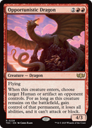 Opportunistic Dragon (TDC-228) [Commander: Tarkir: Dragonstorm]