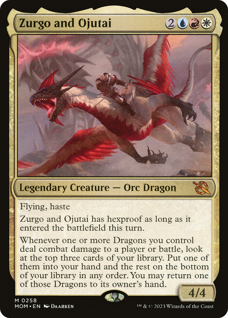 Zurgo and Ojutai (MOM-258) [March of the Machine]