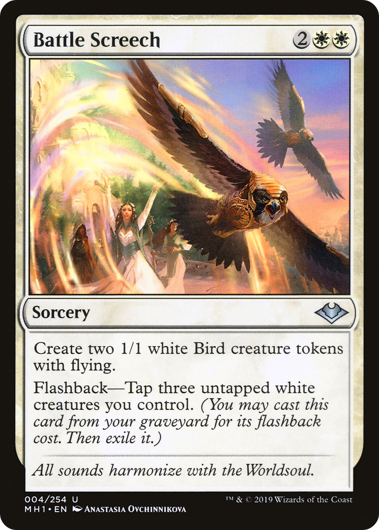 Battle Screech (MH1-004) [Modern Horizons] Foil
