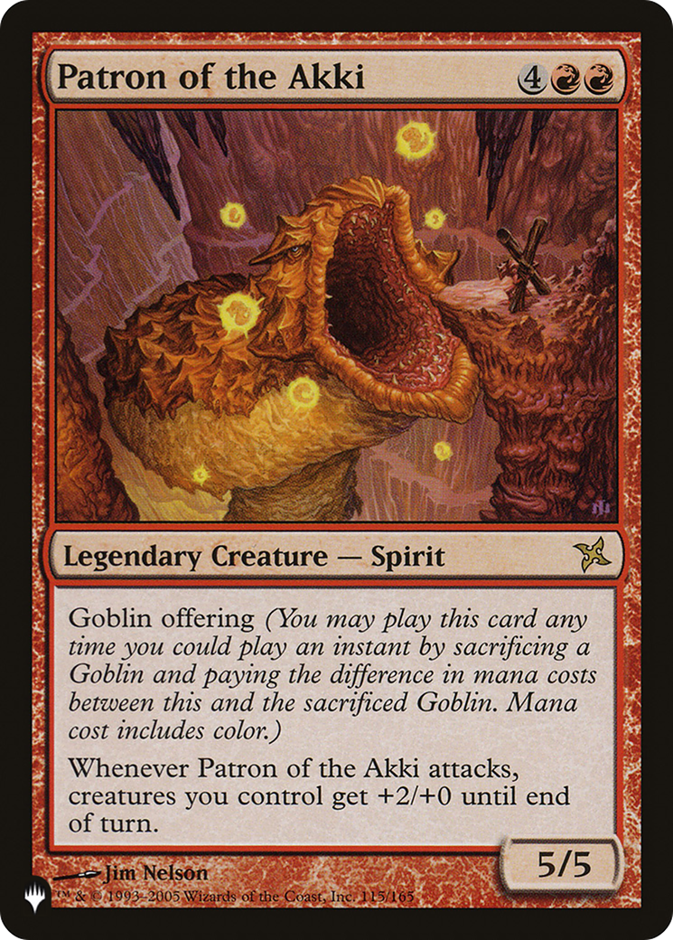 Patron of the Akki (LIST-BOK-115) [The List]