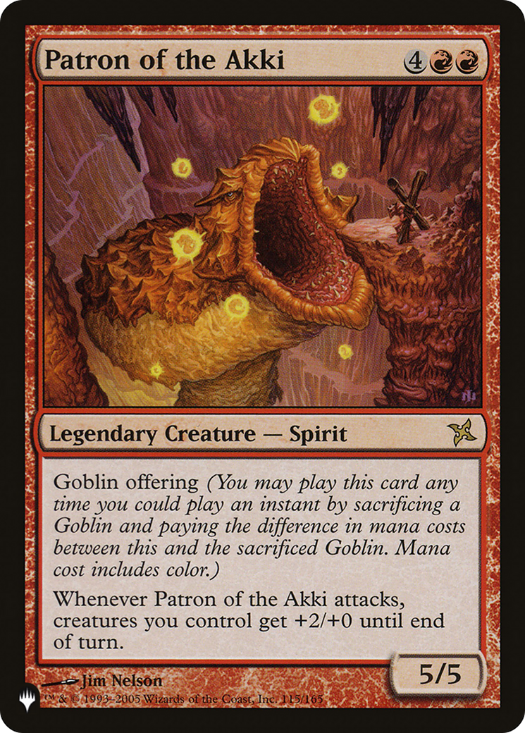 Patron of the Akki (LIST-BOK-115) [The List]