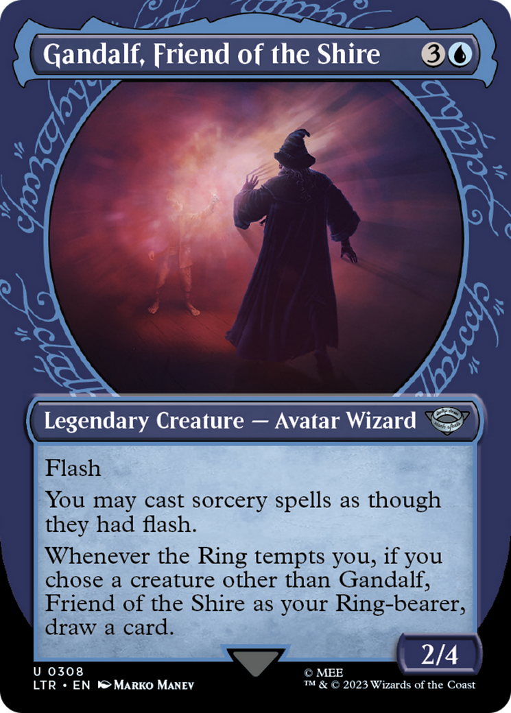 Gandalf, Friend of the Shire (LTR-308) [The Lord of the Rings: Tales of Middle-earth]: (Showcase) (Borderless)